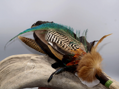 Räucherfächer - Pfau